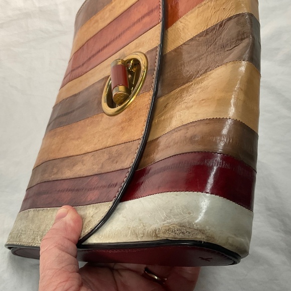 Tory Burch Eel skin Leather-lined Clutch - Picture 10 of 10